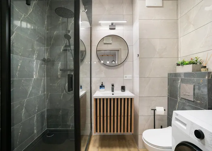 Cozy With Gym Close To The Airport And Centre Aparthotel